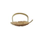 HLS CURTAIN TIE BACK FEATHER GOLD