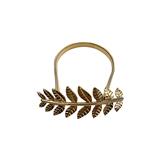 HLS CURTAIN TIE BACK PINE LEAF GOLD