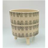 CL LARGE CERAMIC  POT/LEG GQ126-L H15CM