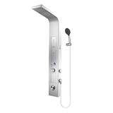 ALPHA SHOWER HEATER NON PUMP WITH RAIN SHOWER REVO-E SATIN (CHROME SHOWER ACCESSORIES SET)