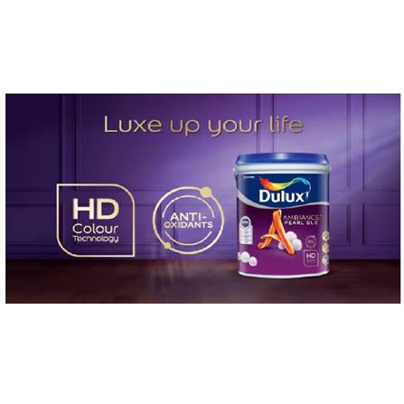 DULUX AMBIANCE PEARL GLO MID SHEEN HD COLOUR TECHNOLOGY 5L BASE A INTERIOR