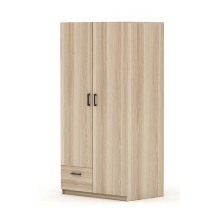 WARDROBE WITH 2 DOORS FURDINI GREATE 90CM WHITE OAK