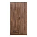 WARDROBE WITH 2 DOORS FURDINI GREATE 90CM WALNUT