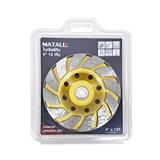 MATALL DIAMOND GRINDING DISC 4" X 12T