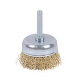 MATALL 2" WIRE BRUSH WITH SHANK 6MM (0.3MM WIRE) (WOOD & METAL)