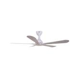 DEKA CEILING FAN HELI 5B SWAN WHITE WOOD 56"