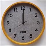 WALL CLOCK ECHT E975 14" GREY