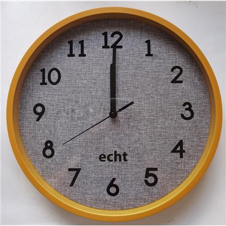 WALL CLOCK ECHT E975 14" GREY