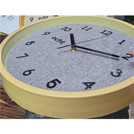 WALL CLOCK ECHT E975 14" GREY
