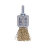 MATALL 1" CRIMPED WIRE END BRUSH WITH SHANK (0.3MM WIRE) (WOOD & METAL)