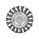 MATALL TWIST KNOT WIRE WHEEL BRUSH 4" (0.5MM WIRE) (WOOD & METAL)