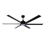 DEKA CEILING FAN COSTA 6B LED MATT BLACK 72"