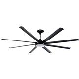 DEKA CEILING FAN TERRA 8B LED MATT BLACK 92"
