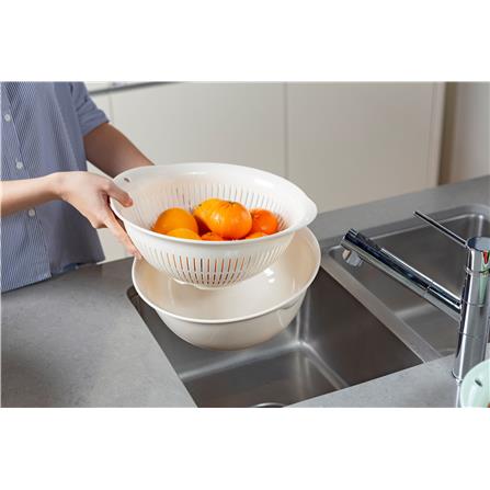 INOCHI YOKO BOWL AND COLANDER SET 23CM
