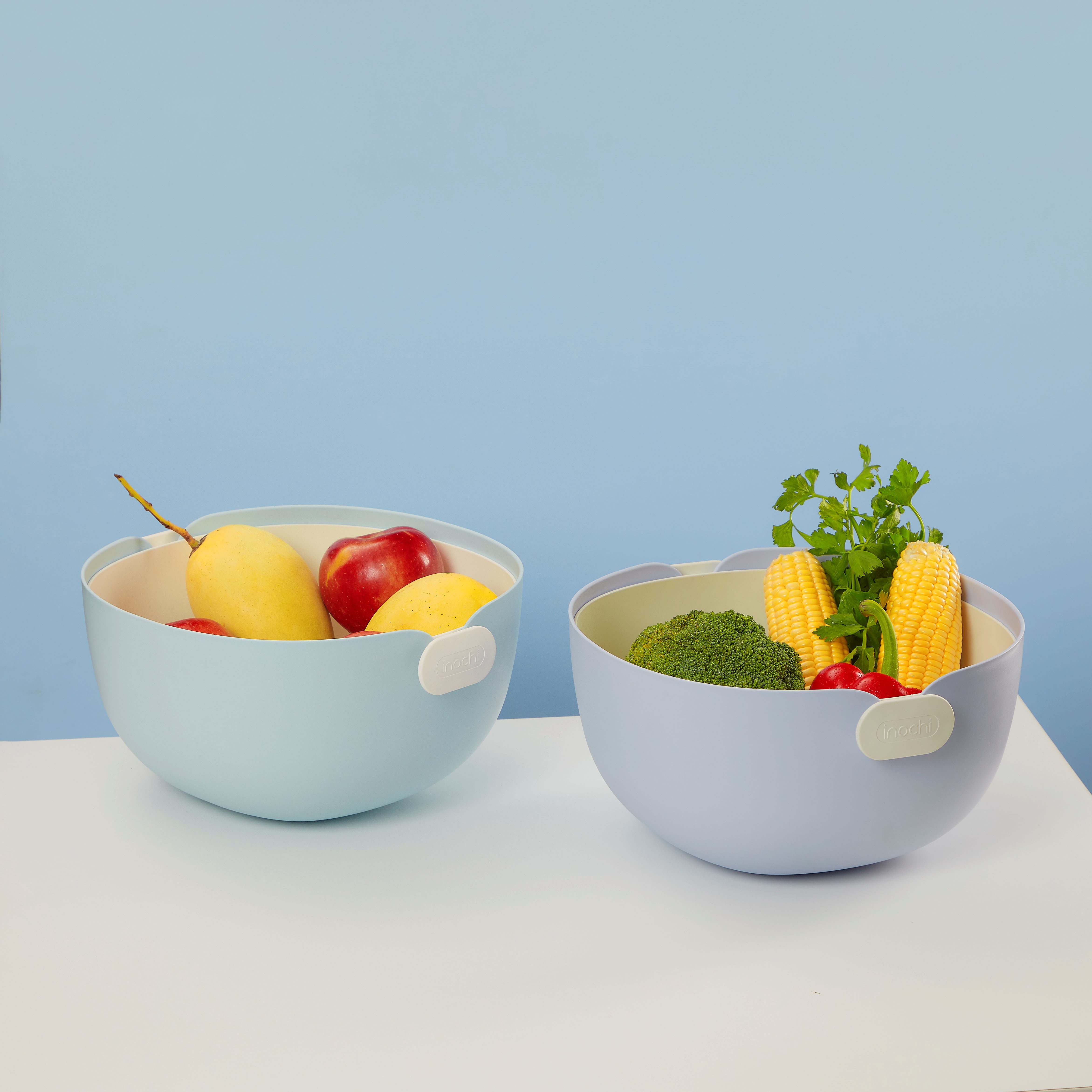 INOCHI YOKO ROUND COLANDER AND BOWL SET 26CM