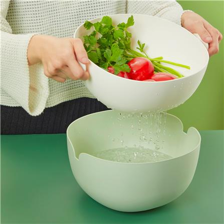 INOCHI YOKO ROUND COLANDER AND BOWL SET 26CM