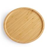 BAMBOO ROUND SERVING TRAY 25CM