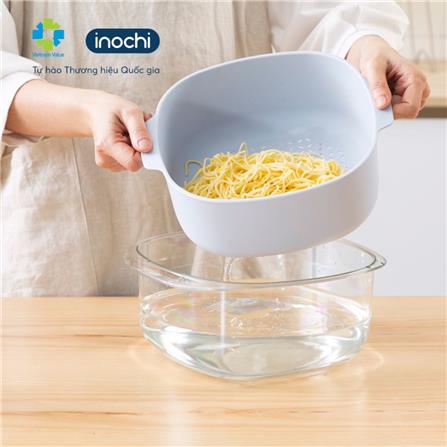 INOCHI YOKO SQUARE BOWL AND COLANDER SET 27CM