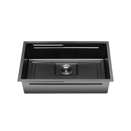 SORENTO BUILT-IN KITCHEN NANOMAGMA SINK SRTKS7846-BL 78CM 1BOWL STAINLESS STEEL WITH PULL OUT MIXER TAP