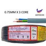 FAJAR 0.75MM x 3 CORE FLEXIBLE CABLE (SIRIM)