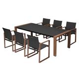 6-SEATER PATIO DINING SET BENETTA SERENITY BLAC [EXCLUSIVE FROM HOMEPRO THAILAND]