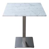 OUTDOOR TABLE WITH SQUARE MARBLE TOP SPRING MARBLE MSL WHITE [EXCLUSIVE FROM HOMEPRO THAILAND]