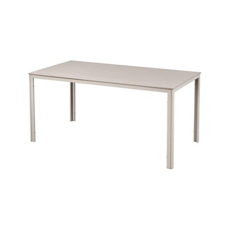 HDPE PATIO TABLE SPRING HARIS 156CM BEIGE