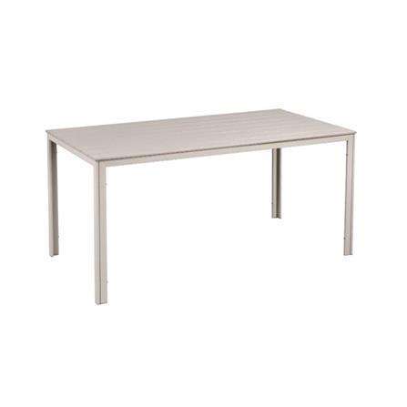 HDPE PATIO TABLE SPRING HARIS 156CM BEIGE