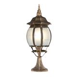 PRE-ORDER BRIGHT OBJECTIVES GATE LAMP 8802/S 545MM E27 ANTIQUE BRASS