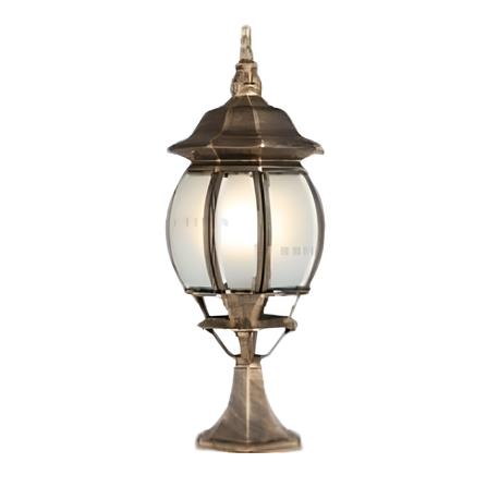 PRE-ORDER BRIGHT OBJECTIVES GATE LAMP 8802/S 545MM E27 ANTIQUE BRASS