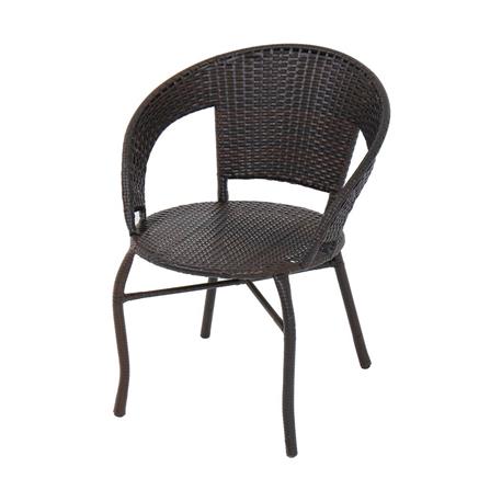 2-SEAT PE RATTAN PATIO SET ME LIVING RATTAN BROWN [EXCLUSIVE FROM HOMEPRO THAILAND]