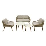 4-SEAT PATIO CONVERSATION SET BENETTA BENEDICT BEIGE [EXCLUSIVE FROM HOMEPRO THAILAND]