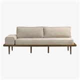 SOFA 2 SEATERS DAIKI BEIGE WALNUT