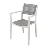 PLASTIC CHAIR SPRING VENITA GREY/WHITE [EXCLUSIVE FROM HOMEPRO THAILAND]