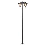 YETPLUS BOLLARD BL3313-2 H2000 E27 STONE GREY