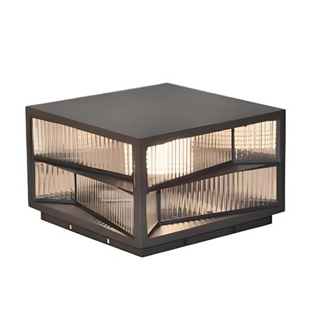 YETPLUS GATE LAMP B0166 250 E27 STONE GREY 25CM