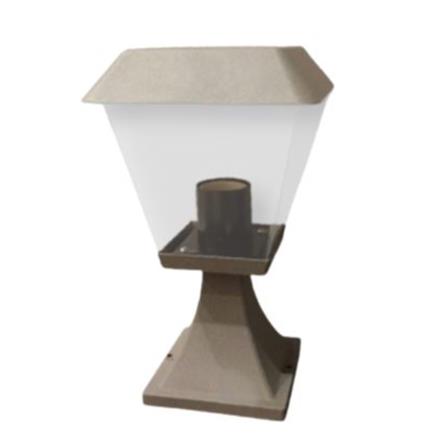 YETPLUS GATE LAMP G3303-L E27 STONE GREY