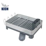 ALUMINIUM DISH RACK 1 TIER ALUMA KECH 46X32.1X16.6CM GREY