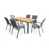 ELK EDWD5431 PATIO FURNITURE SET (GT-RECT+6C)