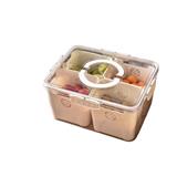 FRIDGE STORAGE BOX WITH 4 COMPARTMENT 3000ML 3772H-4