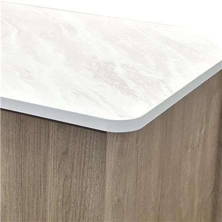 CABINET WITH 3 DOORS FURDINI RIPPLE 120CM GREY OAK/CREAM