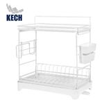 DISH RACK 2 TIER S 39.5X23X35.5 KECH IDEAL WHITE
