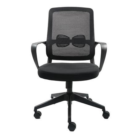 OFFICE CHAIR MODENA M PLASTIC/NET BLACK [EXCLUSIVE FROM HOMEPRO THAILAND]