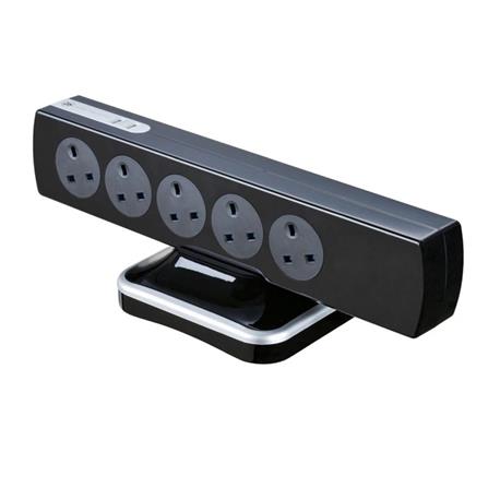 MASTERPLUG 10G2M 2USB 3.1A WITH SURGE PROTECTION GLOSSY BLACK