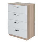 CHEST OF 4 DRAWERS FURDINI AMORE WHITE OAK/WHITE [EXCLUSIVE FROM HOMEPRO THAILAND]