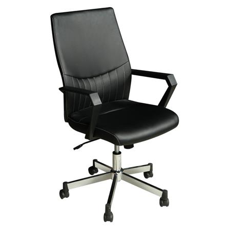OFFICE CHAIR FURDINI KRIST W-122A PU BLACK [EXCLUSIVE FROM HOMEPRO THAILAND]