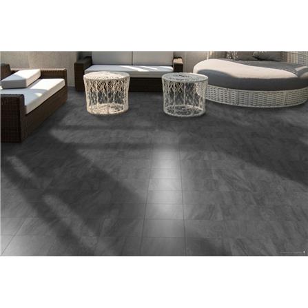 GUOCERA FLOORTILE 30X60CM MICROSTEP LAGUNA SFR346CM COAL 1.44M2