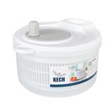 SALAD SPINNER KECH VEGGI WHITE/GREY
