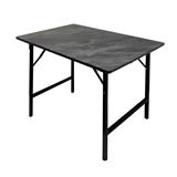 MULTIPURPOSE RECTANGULAR TABLE FURDINI 60X90CM BLACK STONE PATTERN [EXCLUSIVE FROM HOMEPRO THAILAND]