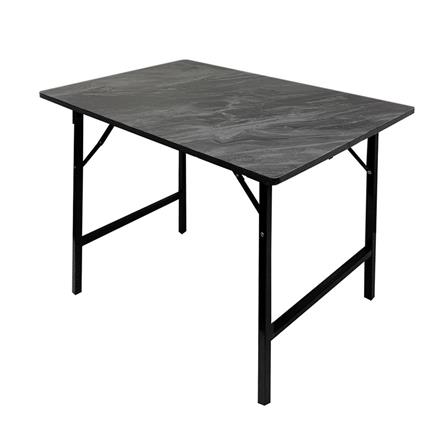 MULTIPURPOSE RECTANGULAR TABLE FURDINI 60X90CM BLACK STONE PATTERN [EXCLUSIVE FROM HOMEPRO THAILAND]